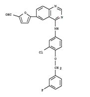 5-[4-[[3-chloro-4-[(3-fluorophenyl)methoxy] phenyl]amino]-6-