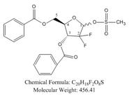 2-Deoxy-2,2-difluoro-D-erythro-pentofuranose-3,5-dibenzoate-1-methanesulfonate